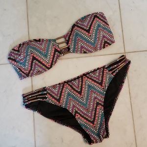 Tribal Printed Bikini Set